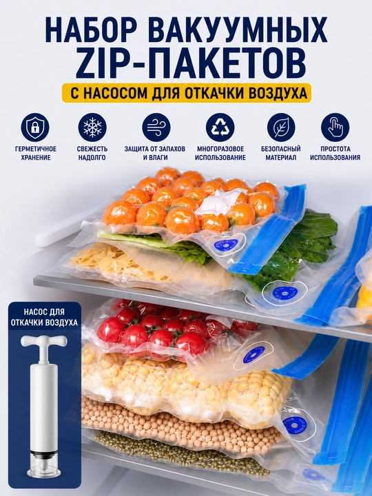 Vakuum paket, zip paket, vakuumli zip paket, oziq ovqat paketi, mahsulot saqlash paketi