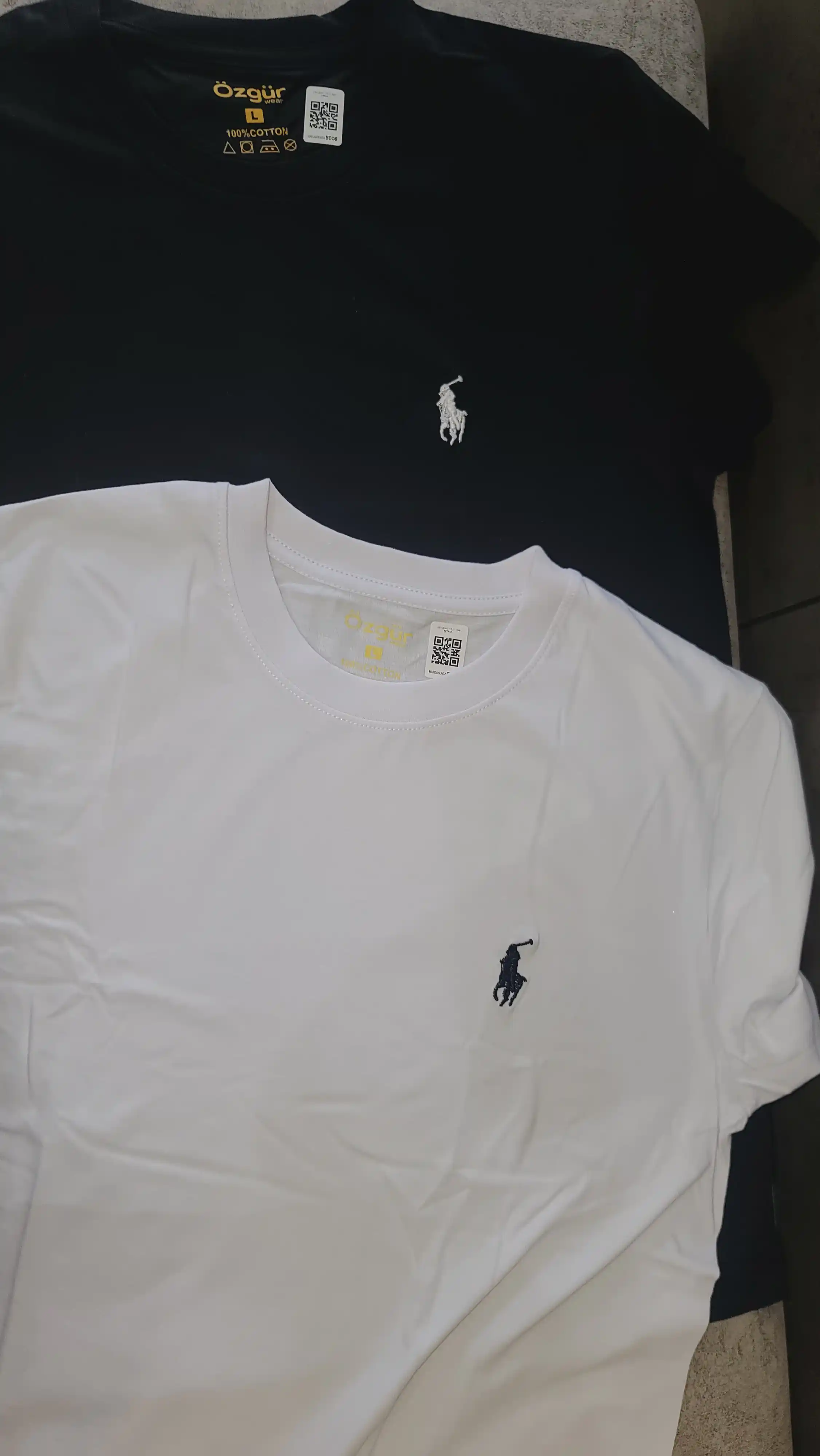 Polo Футболка для мужчин, с вышитым логотипом бренда, размеры M–3XL