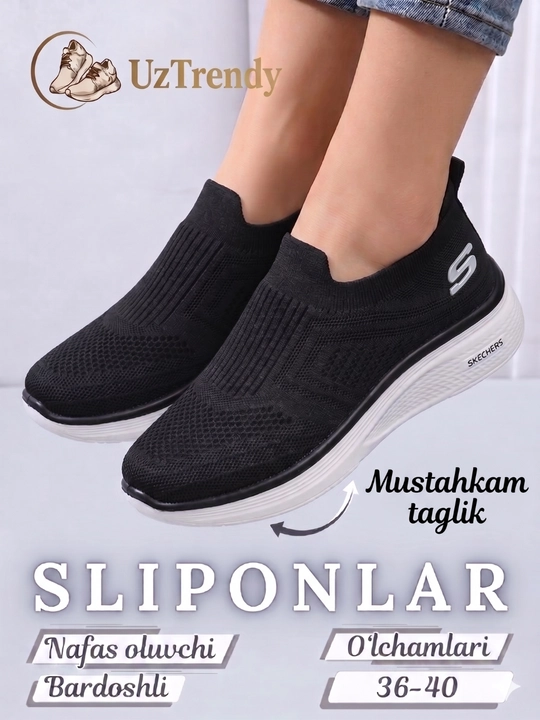 Ayollar va Qizlar uchun krossovkalar, sliponlar, slipon, sport uchun krossovkalar