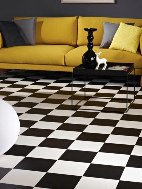 Kengligi 2 metr bo‘lgan, mustahkam va uzoq muddat xizmat qiladigan Lenonium Chess Design pol qoplamasi