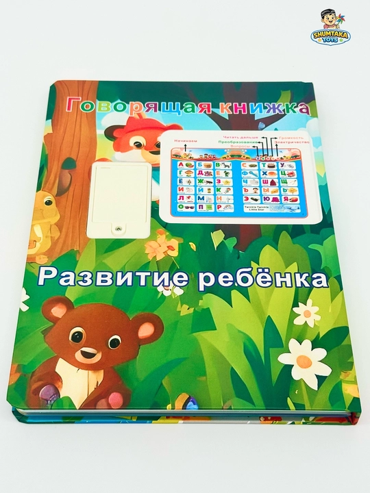 Говорящая обучающая книга для детей English Book звуковая интерактивная