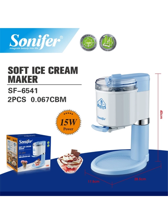 Uy uchun mini muzqaymoq apparati, avtomatik ice cream maker, muzqaymoq tayyorlagich