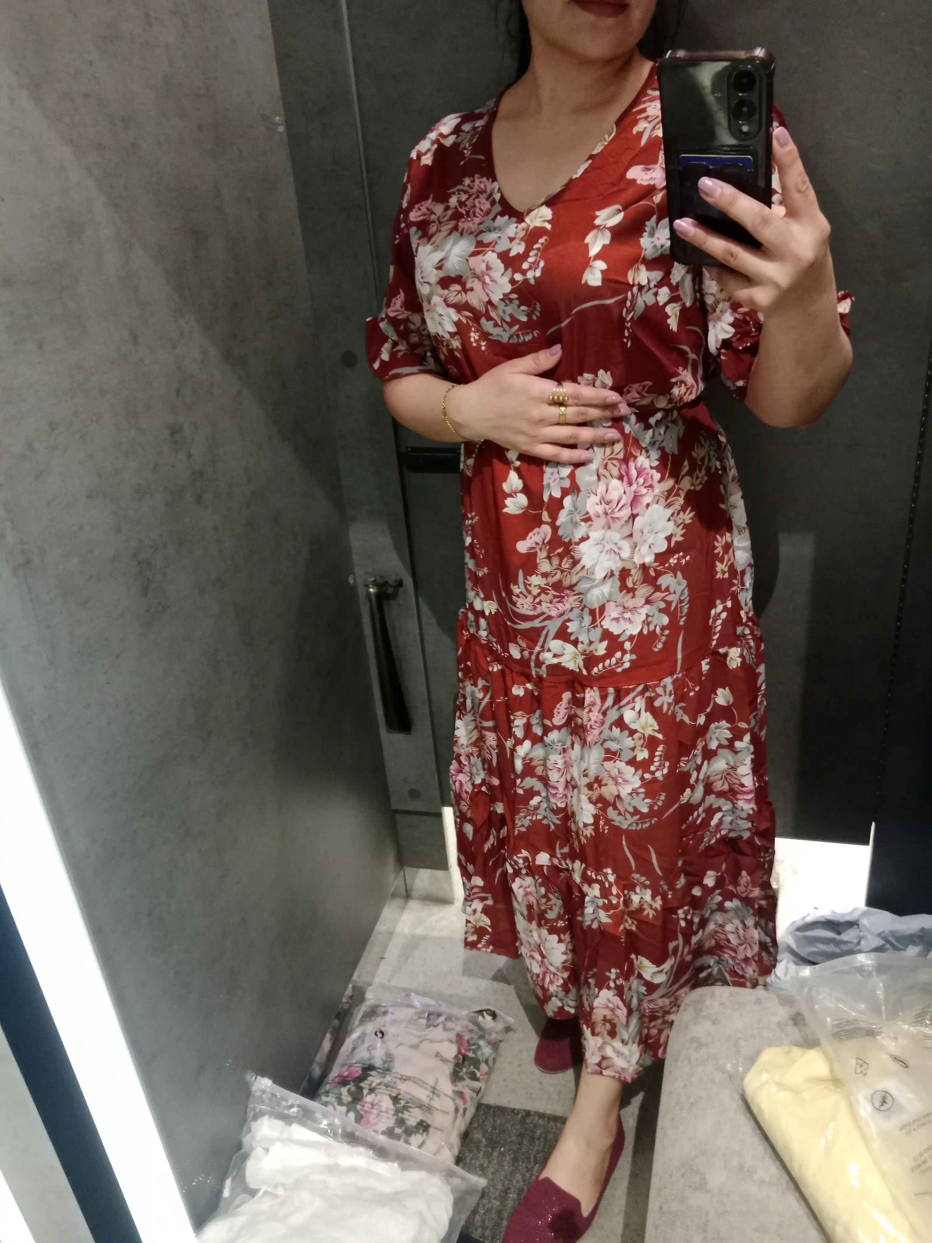 Ayollar uchun yozgi  kiyim ko‘ylak sarafan midi/maksi, gulli, ofis, kundalik uchun S–XL