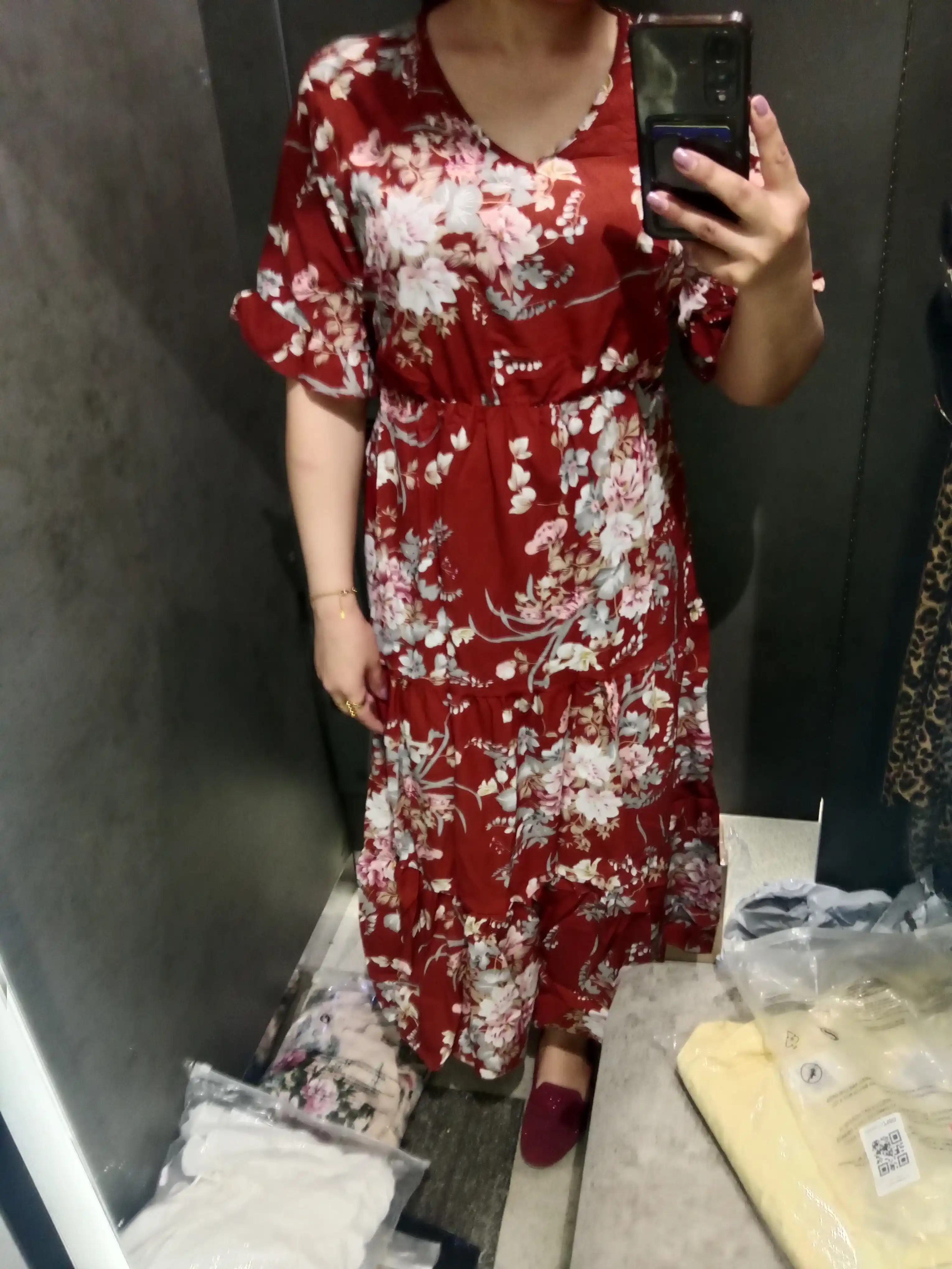 Ayollar uchun yozgi  kiyim ko‘ylak sarafan midi/maksi, gulli, ofis, kundalik uchun S–XL