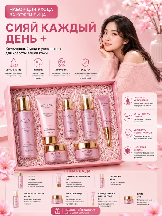 Набор косметики Sadoer Avocado - 