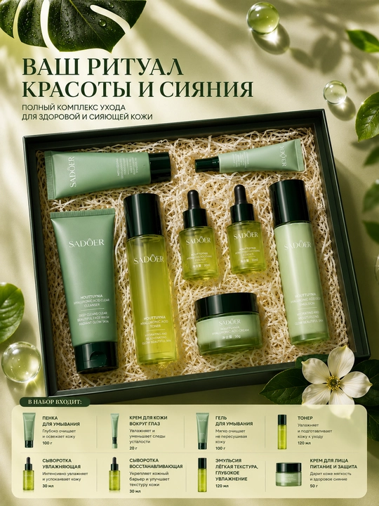 Набор косметики Sadoer Avocado