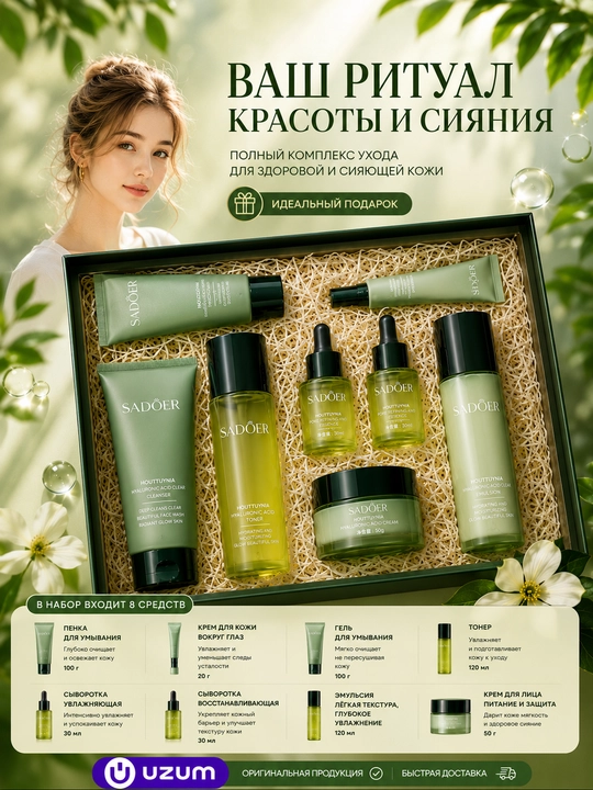 Набор косметики Sadoer Avocado - 