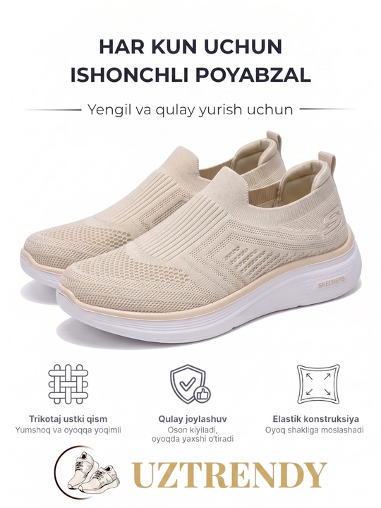 Ayollar va Qizlar uchun krossovkalar, sliponlar, slipon, sport uchun krossovkalar