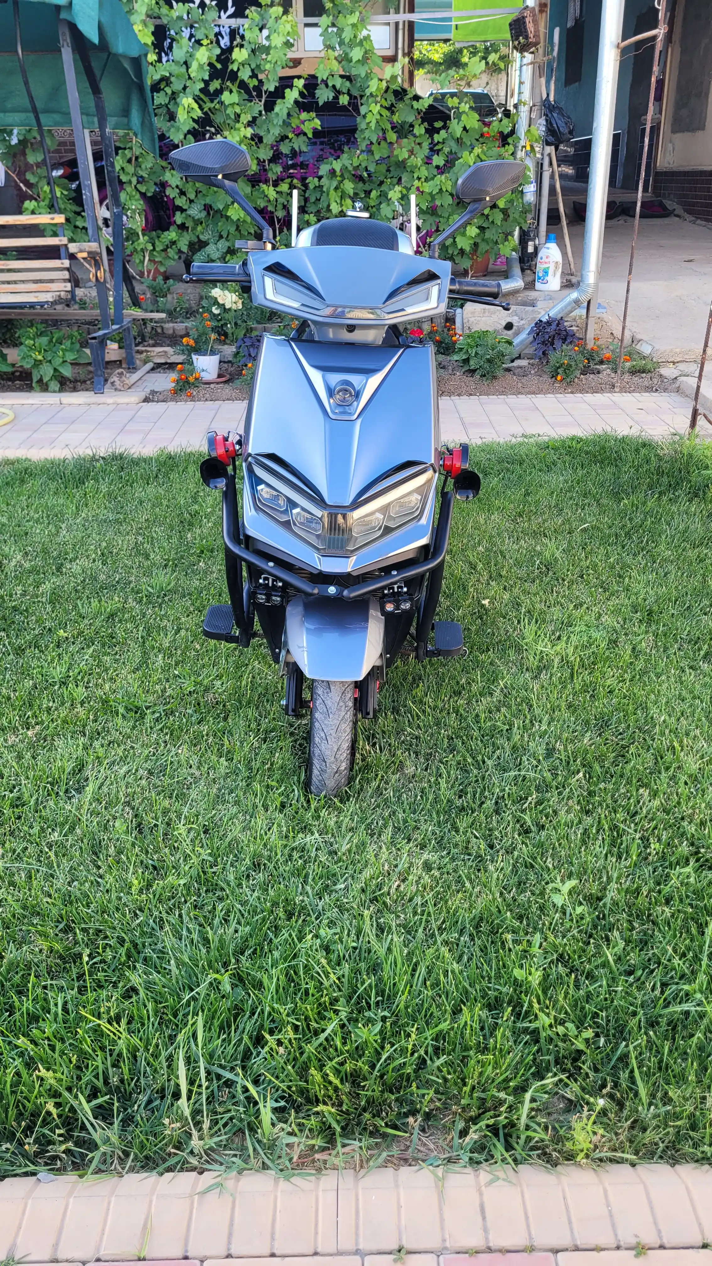 Old va orqa bamper uchun tuning jabralar nabori, qora, 6 dona