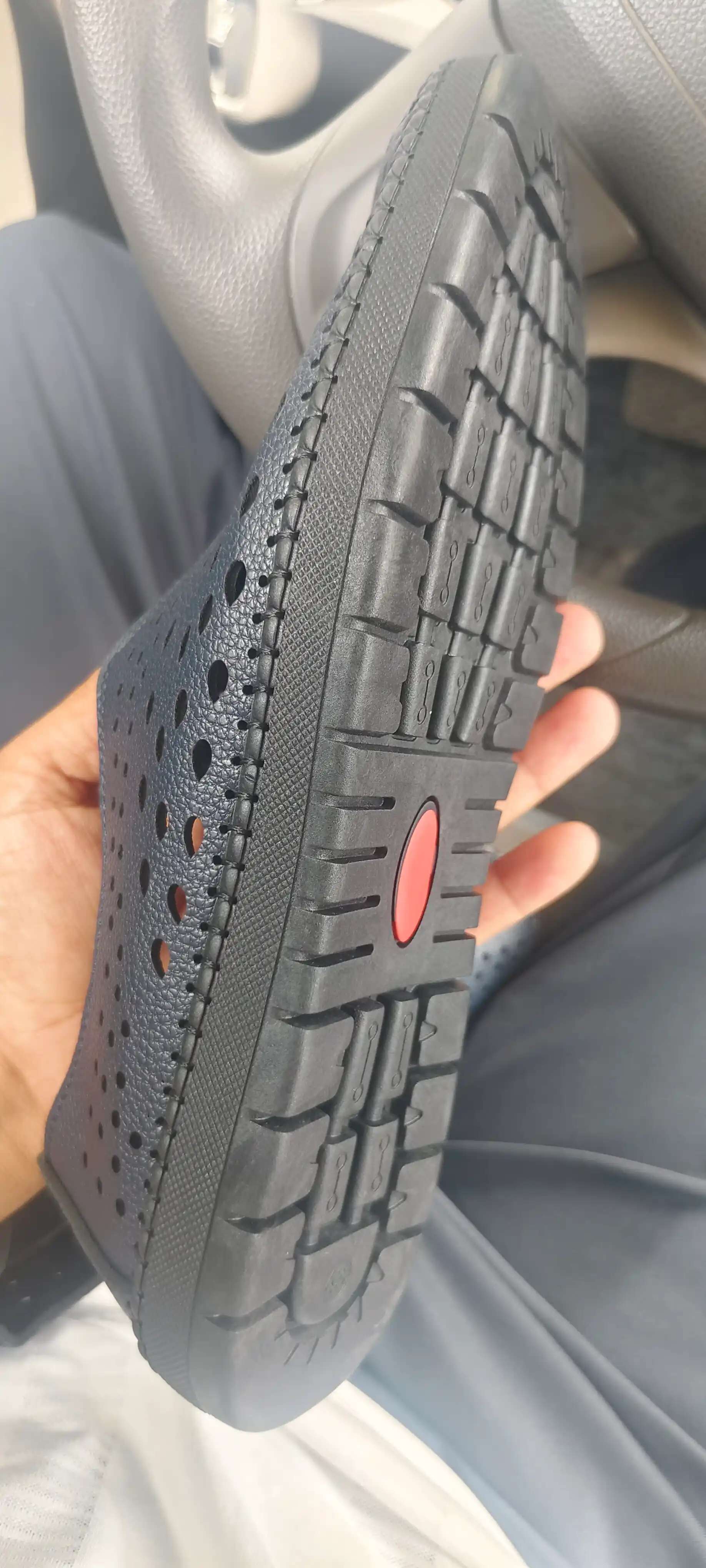 Erkaklar uchun qulay charm yozgi loferlar 40-44