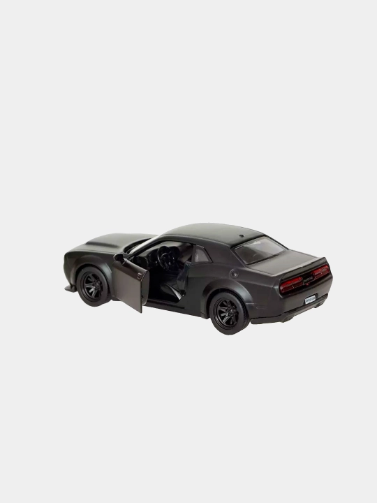 Машинка игрушка Dodge Challenger SRT 1:39 металлическая, открывающие двери