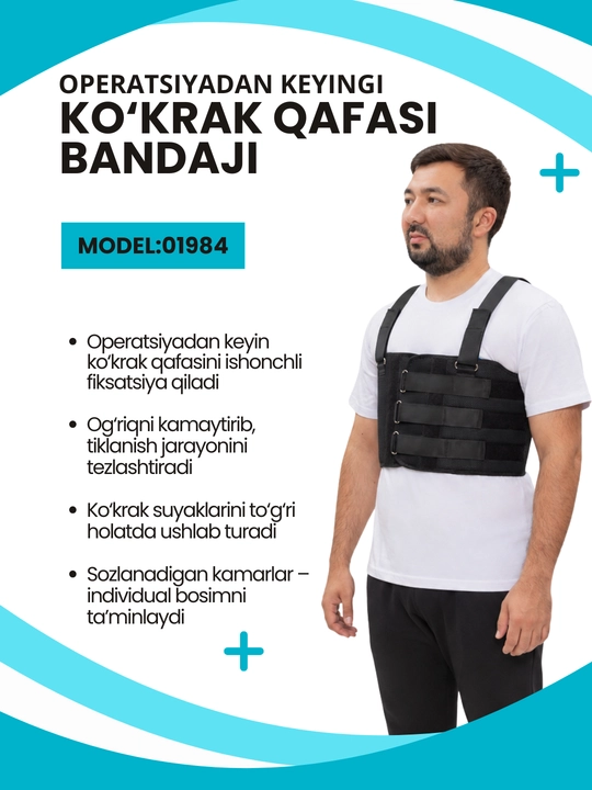 Ko'krak qafasi uchun, operatsiyadan so'ng bandaj 01984 - 