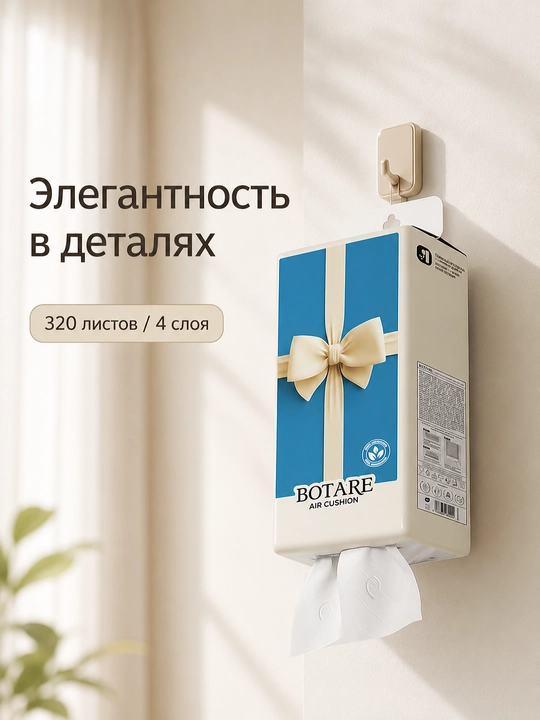 BOTARE Экстракция подвешенной бумаги салфетки влажные салфетки туалетная бумага - 