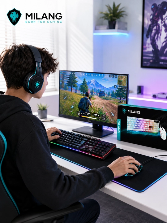 MILANG RGB Gaming Klaviatura va Sichqoncha Komplekti
