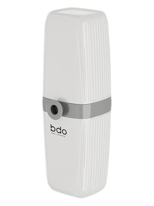 Футляр bdo Home, для зубных щеток, пластик, белый, 7 см х 20 см