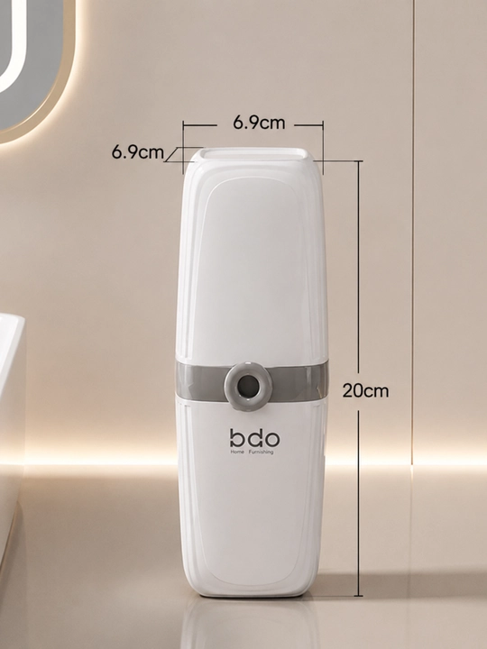 Футляр bdo Home, для зубных щеток, пластик, белый, 7 см х 20 см