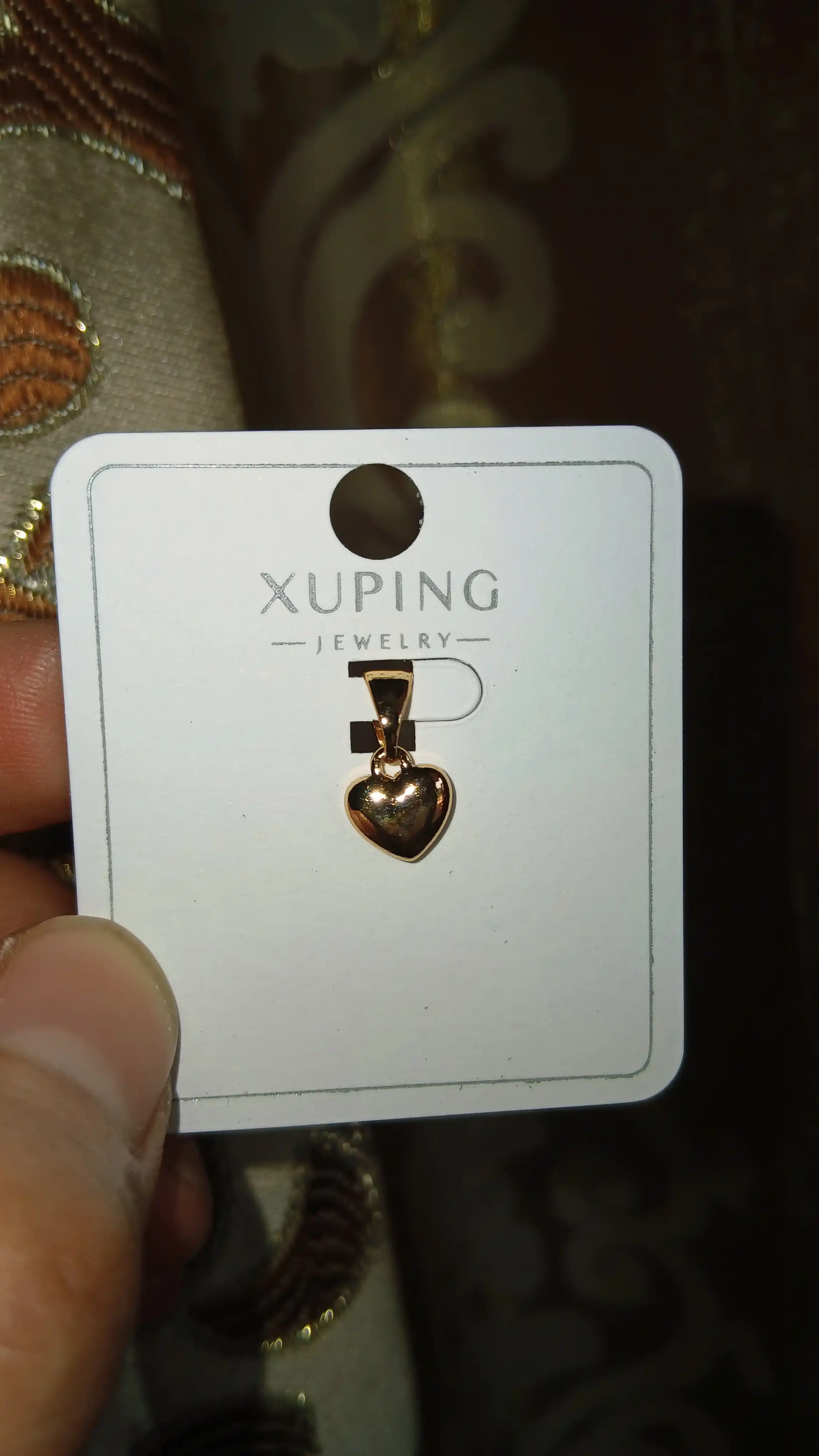 Кулон Xuping женский, на цепочку, с камнями, гипоаллергенный