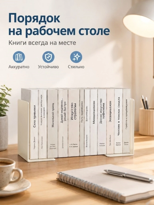 Металлические держатели для книг 2 шт подставки для книг тетрадей офиса стола