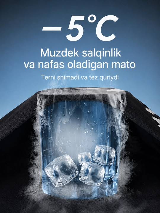 Erkaklar sport komplekti futbolka va shortik mashg‘ulotlar uchun nafas oluvchi sport kiyim