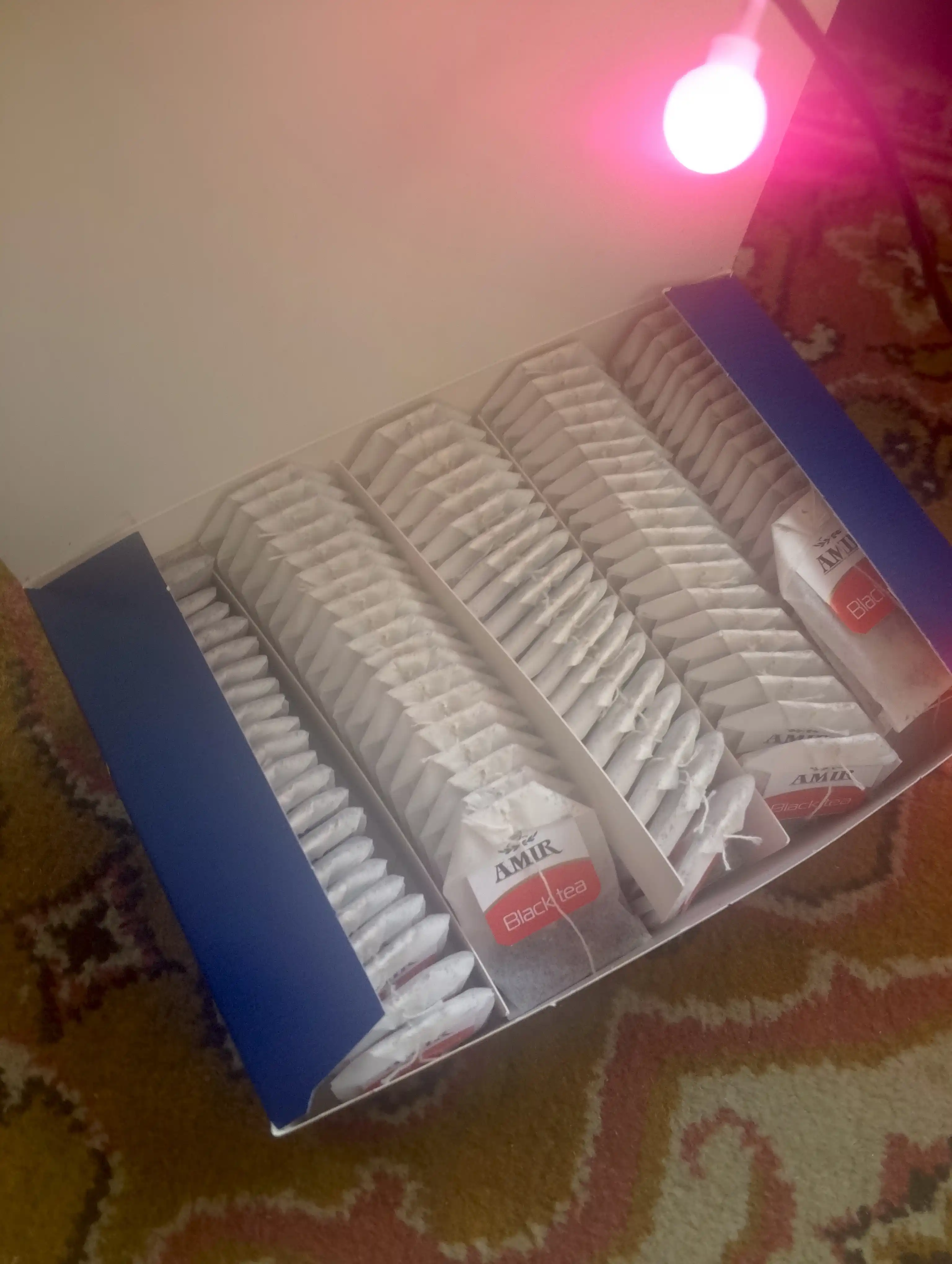 Amir Keniya qora choy birinchi navli 100 ta paketchalar 150 gr