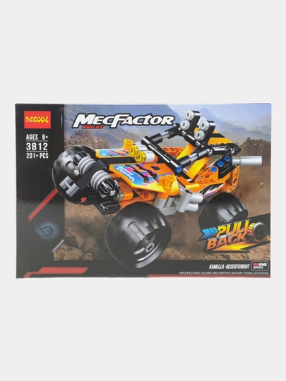 MecFactor Ritsari Sahro konstruktori 201 qism Pull Back 25 sm Kod. 12110