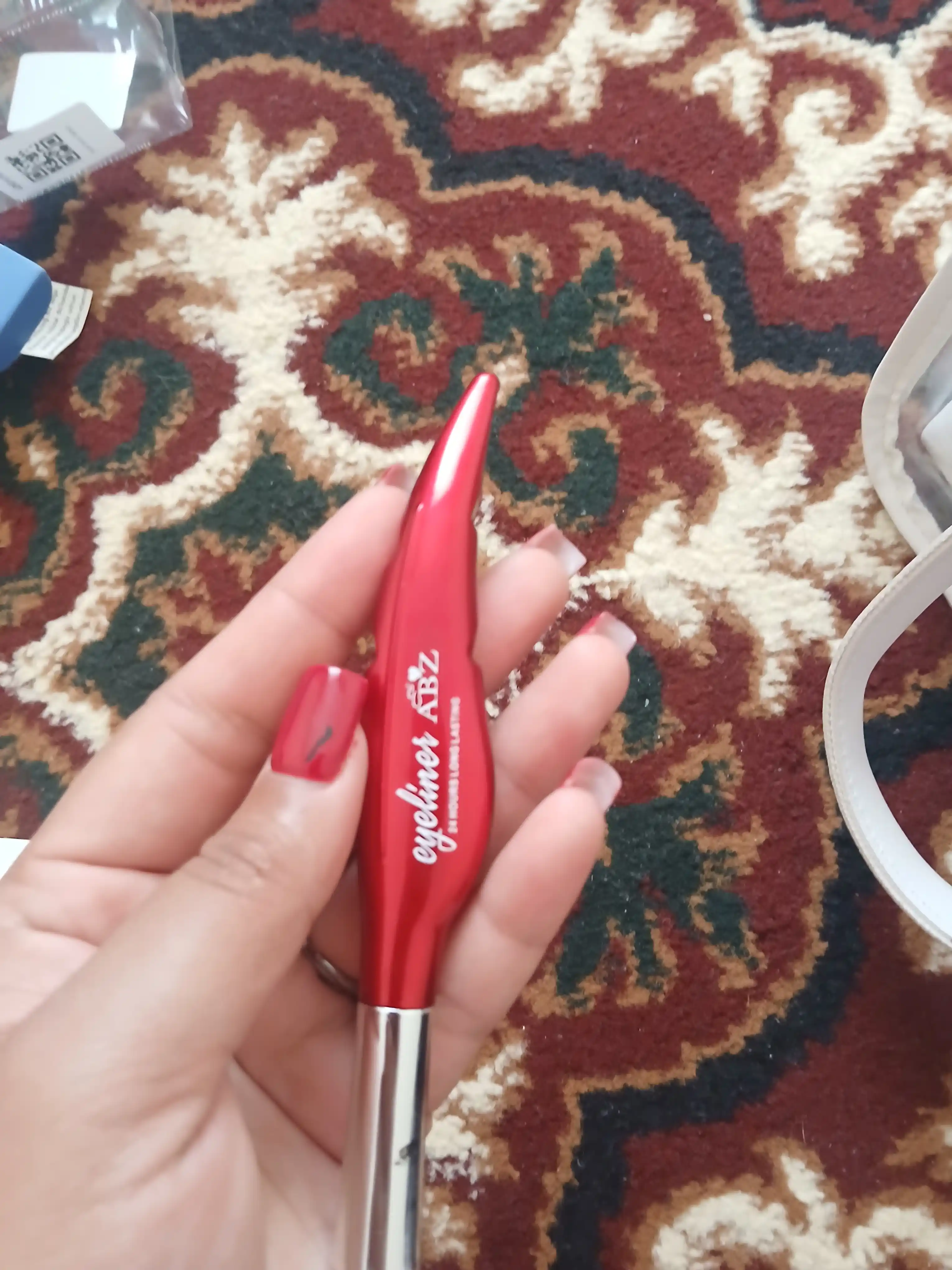 Профессиональная подводка-фломастер Eyeliner ABZ, для глаз, водостойкая, черная