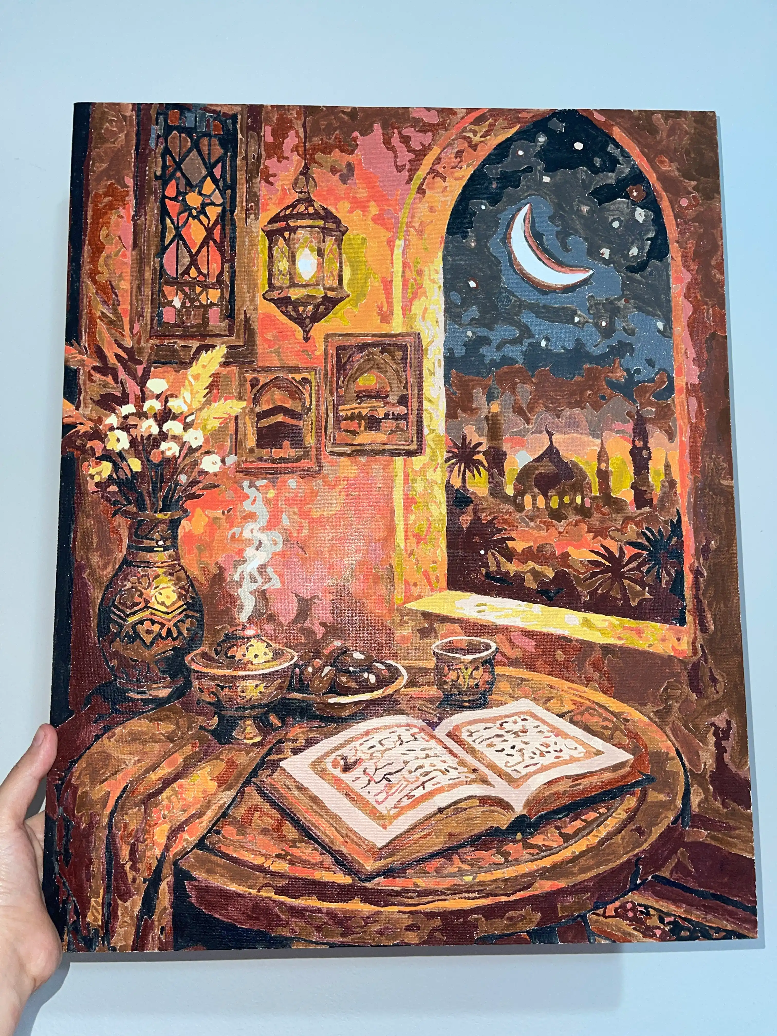 Картина, рисование по номерам ARTERY "Исламские", раскраска на холсте, 40 * 50 см