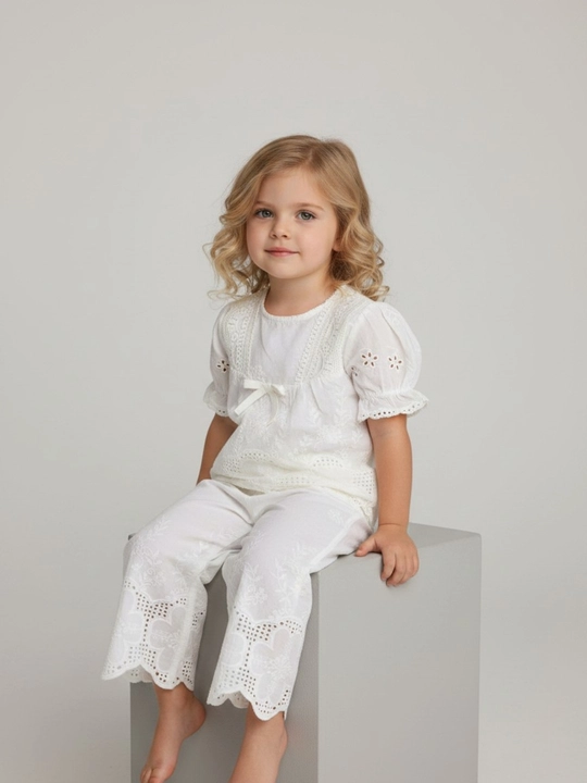 Летний костюм двойка для девочек 4-8 лет