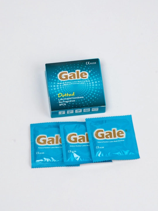 Презервативы GALE Dotted с точечной текстурой для ярких ощущений