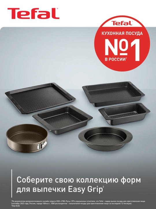Bo'linadigan pishiriladigan idish Tefal easygrip, 25 sm, J1626215
