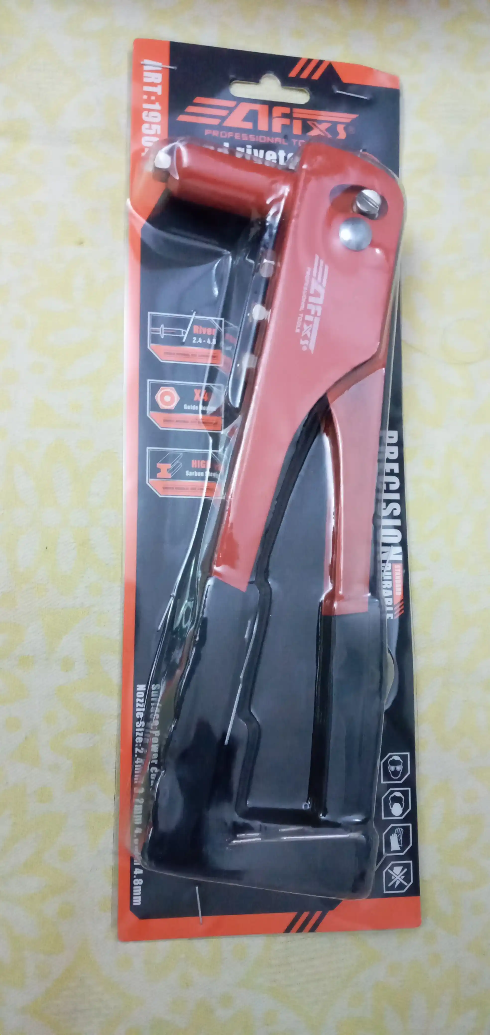 Rivet qalamkasi, qo‘l, LIT, 240 mm