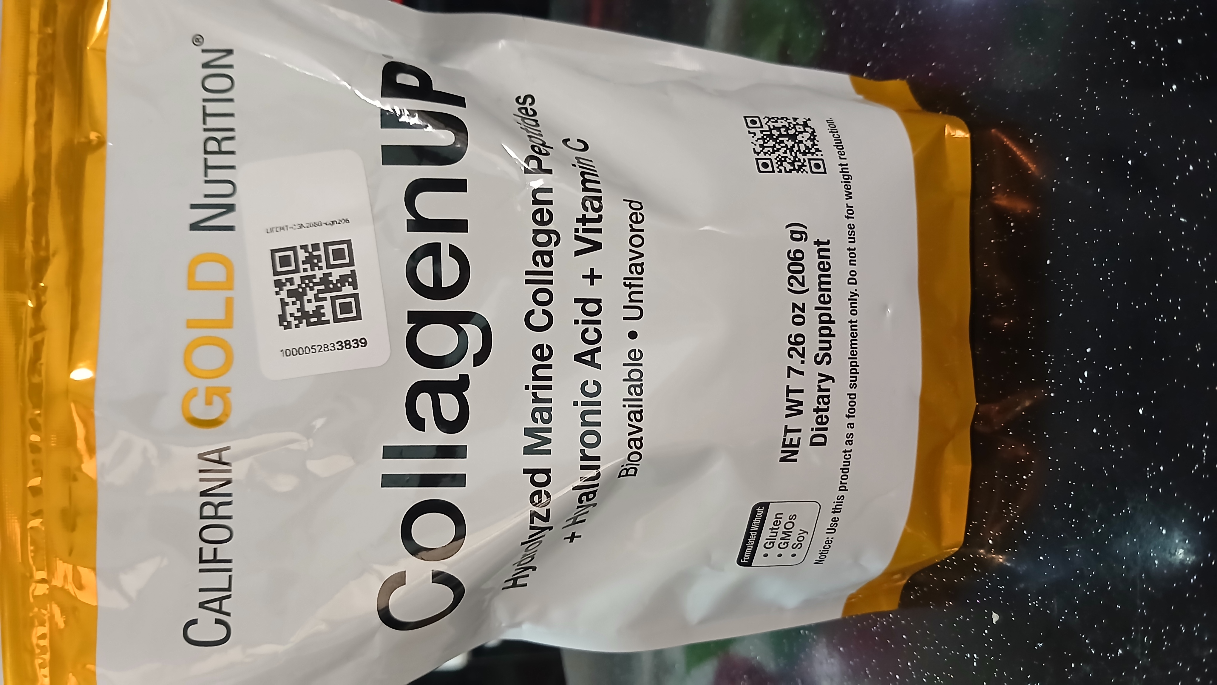 California Gold Nutrition, CollagenUP®, Коллаген с нейтральным вкусом, 206 г