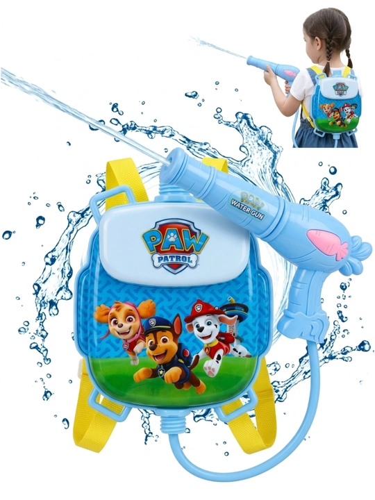 Водяной пистолет Water Gun, с рюкзаком - резервуаром для воды, 1,2 литра - 