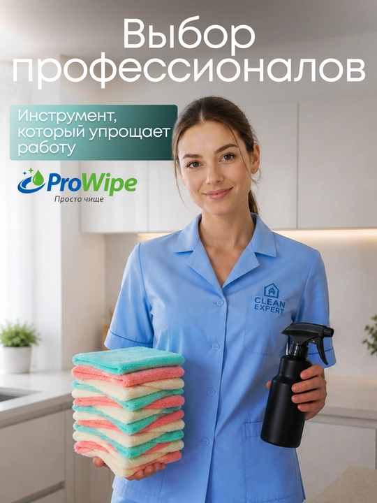 Салфетки из микрофибры для уборки и кухни, 30×30 см