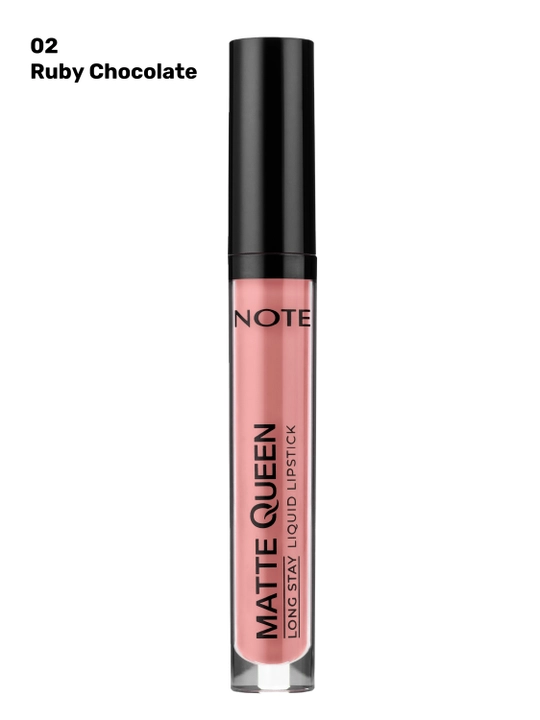 Губная помада NOTE MATTE QUEEN LIQUID LIPSTICK, матовая, стойкая, жидкая, 5 г