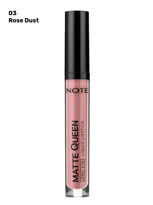Губная помада NOTE MATTE QUEEN LIQUID LIPSTICK, матовая, стойкая, жидкая, 5 г