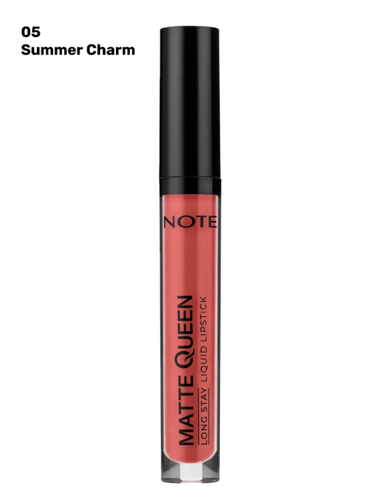 Губная помада NOTE MATTE QUEEN LIQUID LIPSTICK, матовая, стойкая, жидкая, 5 г