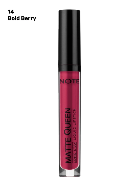 Губная помада NOTE MATTE QUEEN LIQUID LIPSTICK, матовая, стойкая, жидкая, 5 г