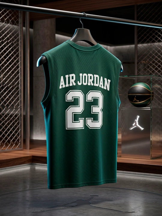 Мужская  Футболка без рукавов Jordan с принтом для спорта и повседневной носки L-3XL