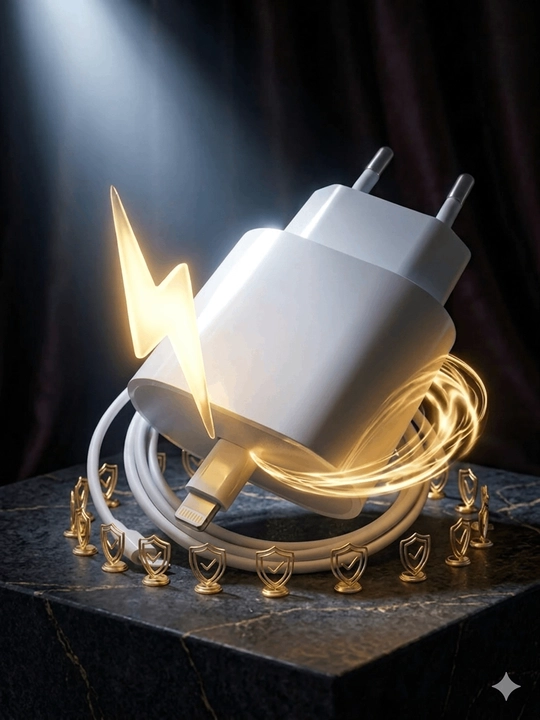 IPhone quvvatlash moslamasi, tezkor quvvatlash, 20, 35 Vt, Lightning Type-C kabeli bilan - 