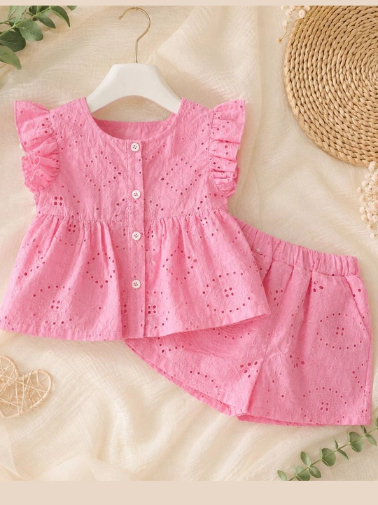 Qizaloqlar uchun komplekt kofta va short - 