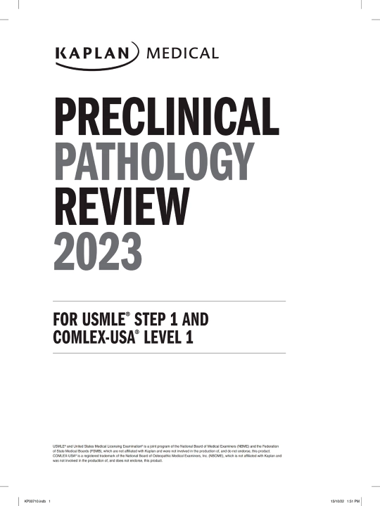 PRECLINICAL PATHOLOGY REVIEW 2023 — JOHN BARONE, MD