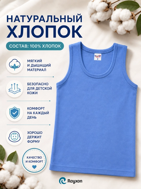 Майки детские для мальчиков и девочек