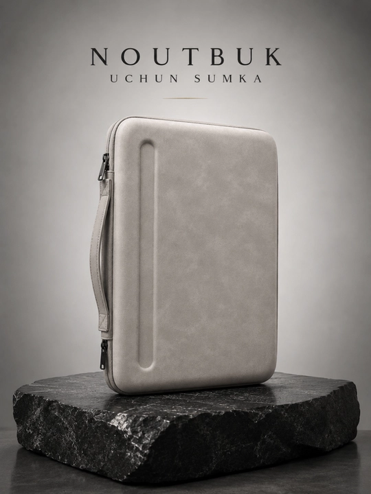 Noutbuk va MacBook uchun 13–14 dyumli qattiq korpusli himoya sumka - 