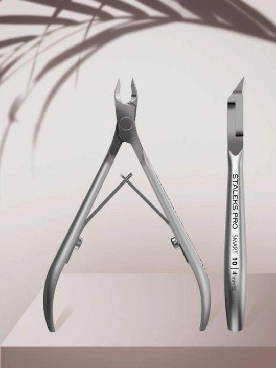 STALEKS Teri uchun professional SMART 10, 4 mm li tirnoq qaychisi