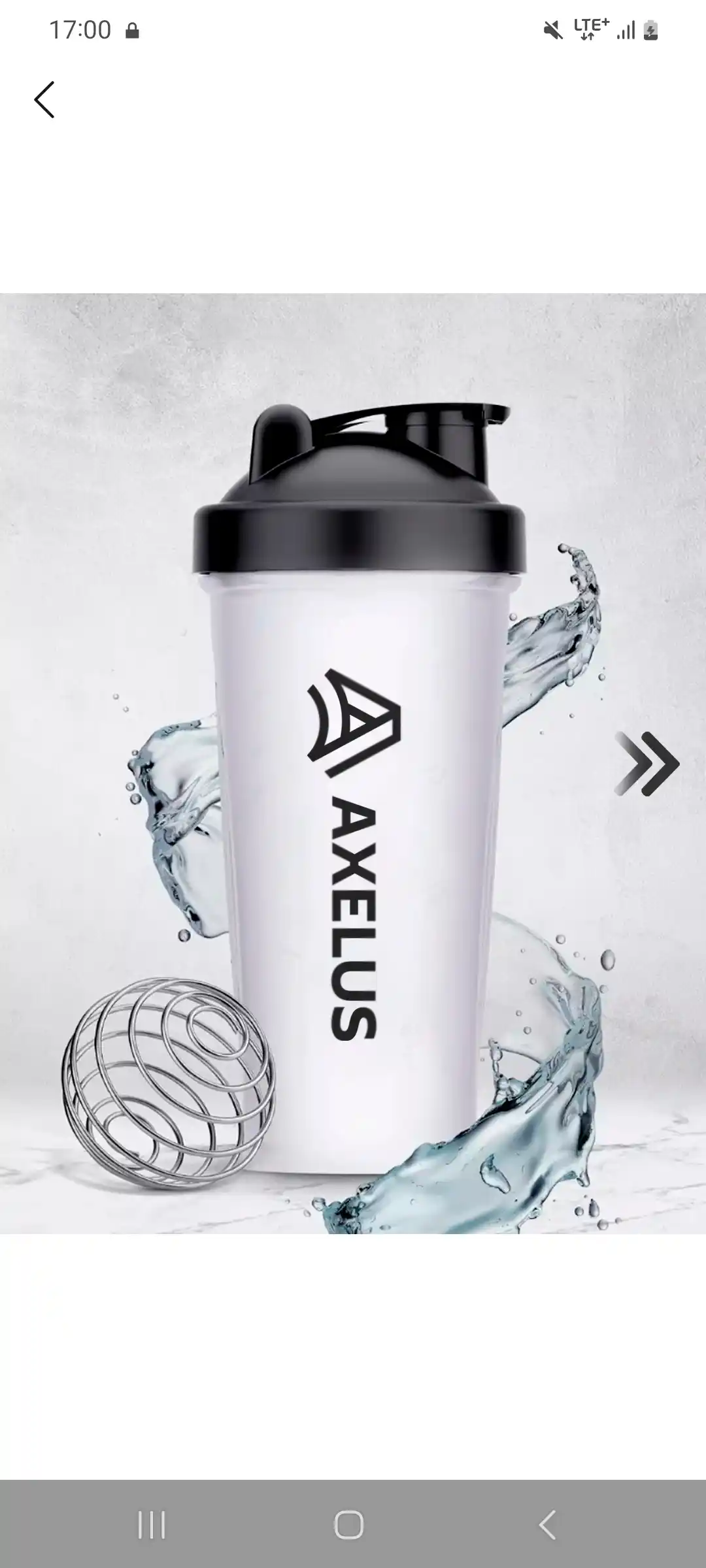 Sheyker, shaker suv shisha, sport idish, geyner, oqsil, protein, 600 ml, uniseks