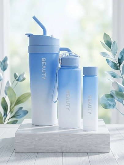 Набор бутылок для воды BEAUTY объемом 300 мл/800 мл/1200 мл