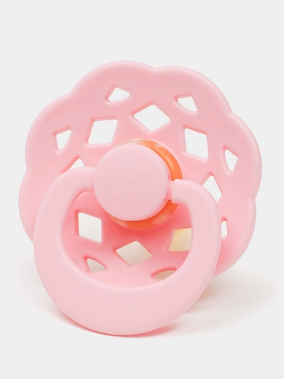Мягкие пустышки из натурального латекса для детей, 0-12+ месяцев — PEPPA-SAFFLAT-ИНДИГО-1