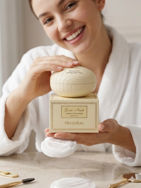 Mocallure va Soffa TALK body powder – ayollar va erkaklar uchun aromatli tana talki