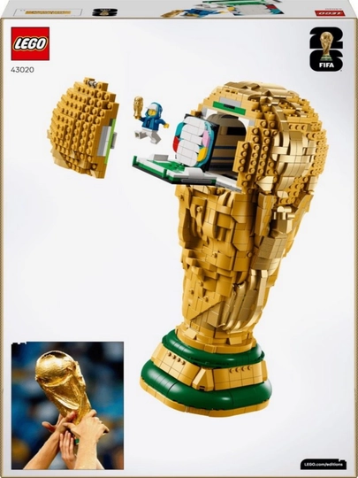 LEGO Konstruktor, FIFA Jahon kubogi, kolleksion model, 2842 ta detal, detallar to‘plami